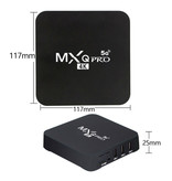 Stuff Certified® Caja de TV MXQ Pro 4K con teclado inalámbrico RGB - 5G Media Player Android Kodi - 1GB RAM - 8GB de almacenamiento