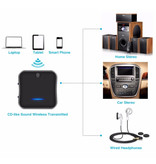 VIKEFON Bluetooth 5.0 Transmitter/Receiver - AUX/SPDIF Draadloze Adapter Audio Streamen