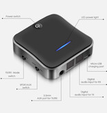 VIKEFON Émetteur/récepteur Bluetooth 5.0 - Adaptateur sans fil AUX/SPDIF Streaming audio