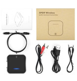 VIKEFON Trasmettitore/ricevitore Bluetooth 5.0 - Adattatore wireless AUX/SPDIF Streaming audio