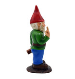 Stuff Certified® Naughty Garden Gnome - Decor Statue Ornament Resin Garden Desk