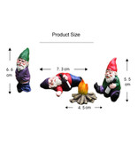 Stuff Certified® Naughty Garden Gnome - Décor Statue Ornement Bureau de Jardin en Résine