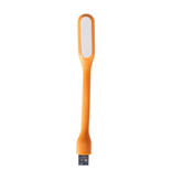 OuuZuu USB LED Light - Portable Reading Lamp Flexible Bedside Lamp Lighting Orange