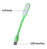 OuuZuu USB LED-Licht - Tragbare Leselampe Flexible Nachtlichtbeleuchtung Grün