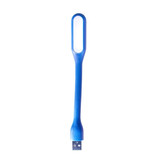 OuuZuu USB LED Lampje - Draagbare Leeslamp Flexibel Nachtlamp Verlichting Donkerblauw