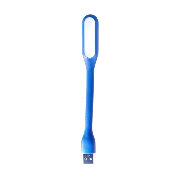 USB LED Lampje - Draagbare Leeslamp Flexibel Nachtlamp Verlichting Donkerblauw