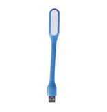 OuuZuu Luz LED USB - Lámpara de lectura portátil Luz de noche flexible Iluminación azul claro