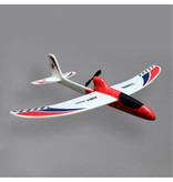 Halolo Planeur Avion RC - Jouet DIY Pliable Rouge