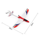 Halolo Planeador de avión RC - Juguete de bricolaje rojo flexible