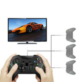 TECTINTER Gaming Controller for Android/iOS/PC/PS3 with Clip and USB 2.4G Stick - Bluetooth Gamepad Mobile Phone Black