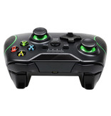 TECTINTER Controlador de juegos para Android / iOS / PC / PS3 con clip y USB 2.4G Stick - Bluetooth Gamepad Teléfono móvil Negro