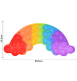 Stuff Certified® Pop It - Fidget Anti Stress Toy Bubble Toy Silicone Rainbow