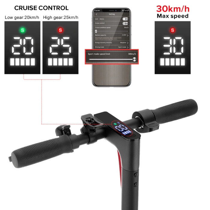 iScooter E9D Skuter elektryczny Off-Road Smart E Step — 350 W — 30 km/h — 6,5 cala — koła — akumulator 7,5 Ah