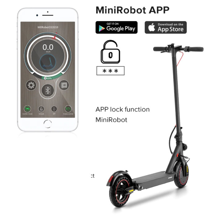 iScooter E9D Skuter elektryczny Off-Road Smart E Step — 350 W — 30 km/h — 6,5 cala — koła — akumulator 7,5 Ah