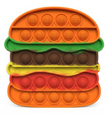 Stuff Certified® Pop It - Hamburger in silicone giocattolo a bolle giocattolo antistress Fidget