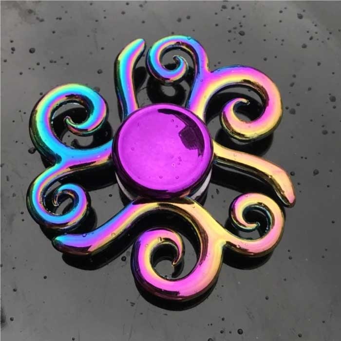 Fidget Spinner - Anti Stress Hand Spinner Toy Toy R118 Metal Chroma