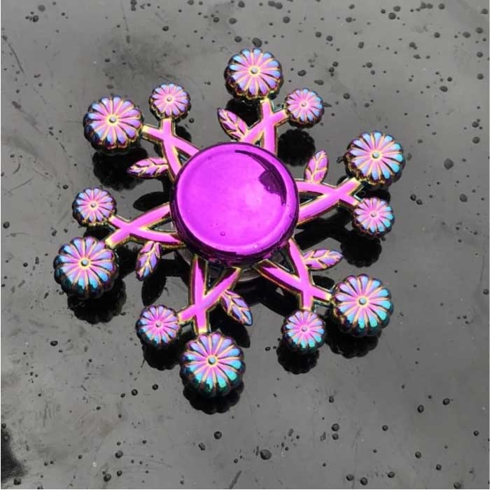 Fidget Spinner - Anti Stress Hand Spinner Toy Toy R118 Metal Chroma