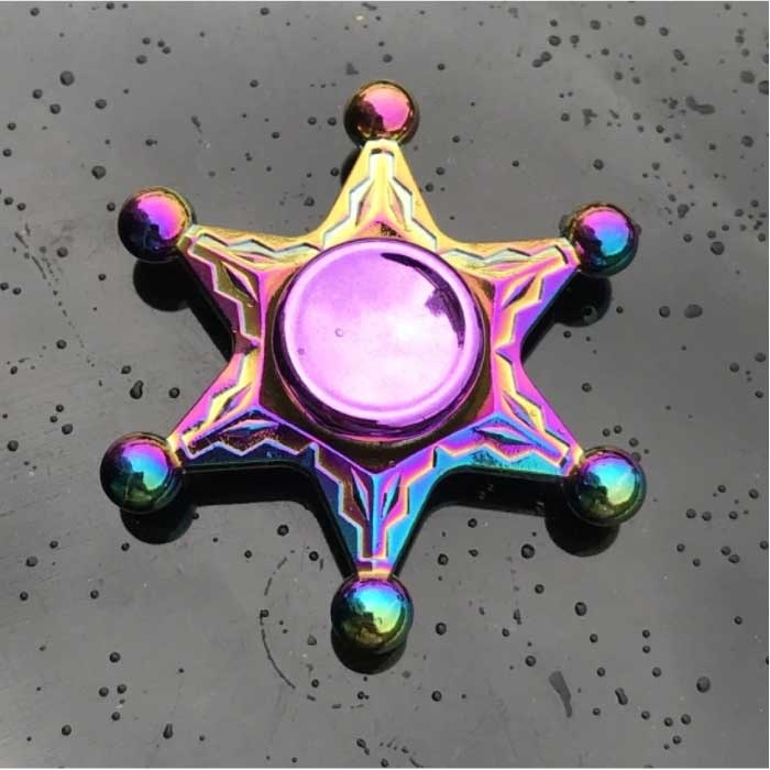 Stuff Certified® Fidget Spinner - Antiestrés Hand Spinner Toy Toy R118 Metal Chroma