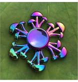 Stuff Certified® Fidget Spinner - Anti Stress Hand Draaier Speelgoed Toy R118 Metaal Chroma