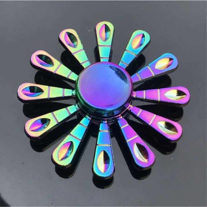 Fidget Spinner - Anti Stress Hand Spinner Spielzeug Spielzeug R118 Metall Chroma