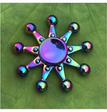 Stuff Certified® Fidget Spinner - Anti Stress Hand Draaier Speelgoed Toy R118 Metaal Chroma