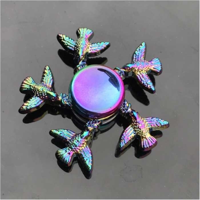 Stuff Certified® Fidget Spinner - Antiestrés Hand Spinner Toy Toy R118 Metal Chroma