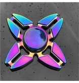 Stuff Certified® Fidget Spinner - Anti Stress Hand Spinner Spielzeug Spielzeug R118 Metall Chroma