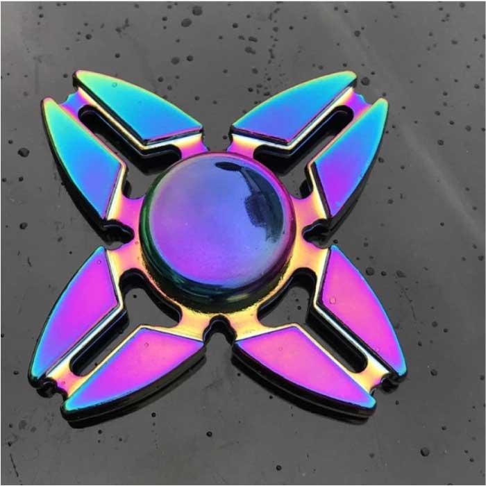 Fidget Spinner - Antiestrés Hand Spinner Toy Toy R118 Metal Chroma