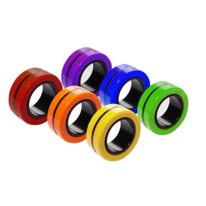 Jouets anti-stress Anneau magnétique - Multicolore