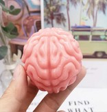 Stuff Certified® Silicone Art Brain - Fidget Anti Stress Pop It Soft Brain Toy Bubble Toy Silicona Rosa