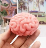 Stuff Certified® Silikon Art Brain - Fidget Anti Stress Pop It Miękka zabawka do mózgu Zabawka bąbelkowa Silikon Różowy