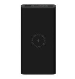 Xiaomi Chargeur Qi sans fil WPB15ZM + Banque d'alimentation 10 000 mAh - Chargeur sans fil pour batterie de secours Noir