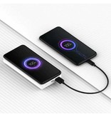 Xiaomi WPB15ZM Kabelloses Qi-Ladegerät + Powerbank 10.000 mAh - Notfall Akku Akku Kabelloses Ladegerät Pad Schwarz