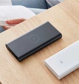 Xiaomi Chargeur Qi sans fil WPB15ZM + Banque d'alimentation 10 000 mAh - Chargeur sans fil pour batterie de secours Noir