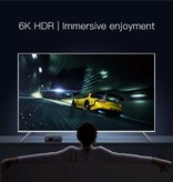 HONGTOP H6 TV Box Mediaspeler 6K met Draadloos RGB Toetsenbord - Android Kodi - 4GB RAM - 64GB Opslagruimte