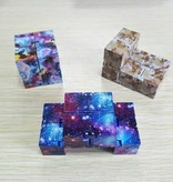 Stuff Certified® Infinity Cube Friemelk Cube - Fidget Pad Anti Stress Gadget Toy Space