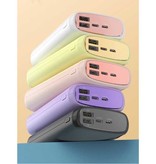 Kuulaa 18W Power Bank 20.000mAh - PD/QC3.0 with 3 USB Ports - External Emergency Battery Battery Charger Charger Pink