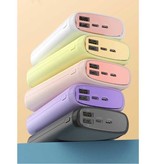 Kuulaa 18W Power Bank 20.000mAh - PD/QC3.0 z 3 portami USB - Zewnętrzna ładowarka awaryjna Ładowarka Różowa