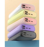 Kuulaa 18W Powerbank 20.000mAh - PD/QC3.0 met 3 USB Poorten - Externe Noodaccu Batterij Oplader Charger Geel