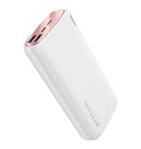 Kuulaa 18W Power Bank 20.000mAh - PD/QC3.0 with 3 USB Ports - External Emergency Battery Battery Charger Charger White