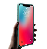 My choice Samsung Galaxy A50 Square Silikonhülle - Weiche Matte Hülle Liquid Cover Blau