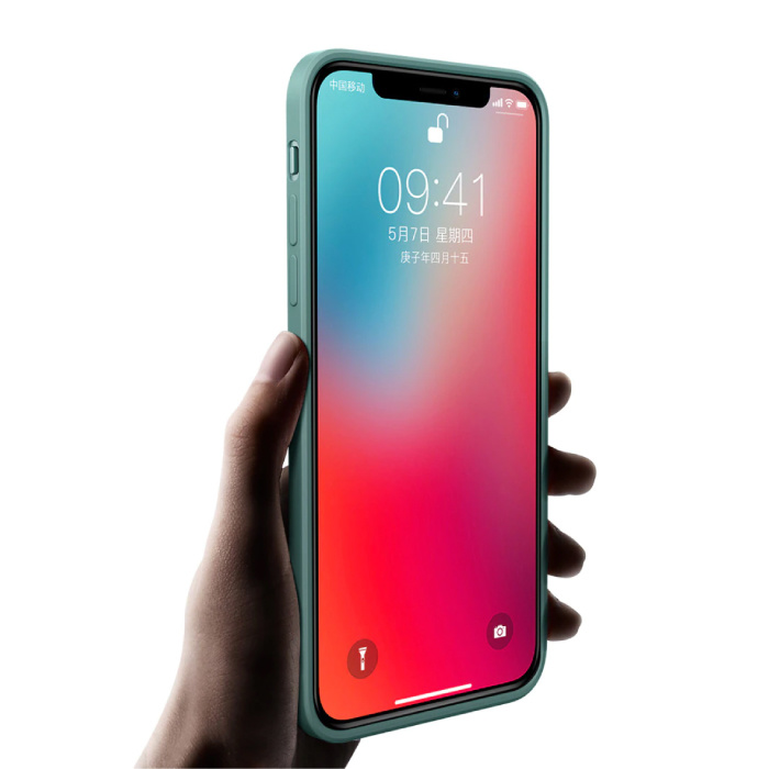 My choice Funda de Silicona Ultra Cuadrada para Samsung Galaxy S20 - Funda Suave Mate Cubierta Líquida Verde Claro