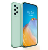 My choice Coque en silicone carrée Samsung Galaxy S8 - Coque souple et mate Liquid Cover Vert clair