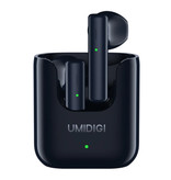 UMIDIGI Airbuds U Auriculares inalámbricos con estuche de carga de 380mAh - ENC Auriculares con control táctil con cancelación de ruido TWS Auriculares Bluetooth 5.1 Auriculares Auriculares Auriculares Negro