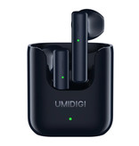 UMIDIGI Écouteurs sans fil Airbuds U avec étui de chargement 380mAh - Écouteurs à contrôle tactile à réduction de bruit ENC Écouteurs TWS Bluetooth 5.1 Écouteurs Écouteurs Noir