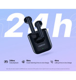 UMIDIGI Bezprzewodowe słuchawki Airbuds U z etui ładującym 380mAh - ENC Słuchawki z redukcją szumów Touch Control Słuchawki TWS Słuchawki Bluetooth 5.1 Słuchawki douszne Czarne