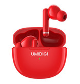UMIDIGI Auriculares inalámbricos Airbuds Pro - Auriculares con control táctil con cancelación de ruido ANC TWS Auriculares Bluetooth 5.1 Auriculares Auriculares Rojo