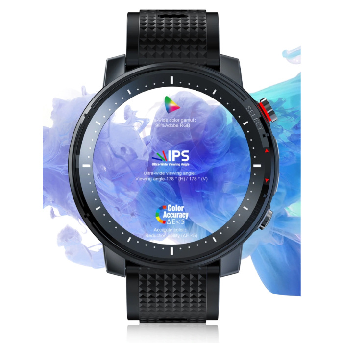 Melanda Sport Smartwatch avec moniteur de fréquence cardiaque - Fitness Sport Activity Tracker Bracelet en silicone Montre iOS Android Noir