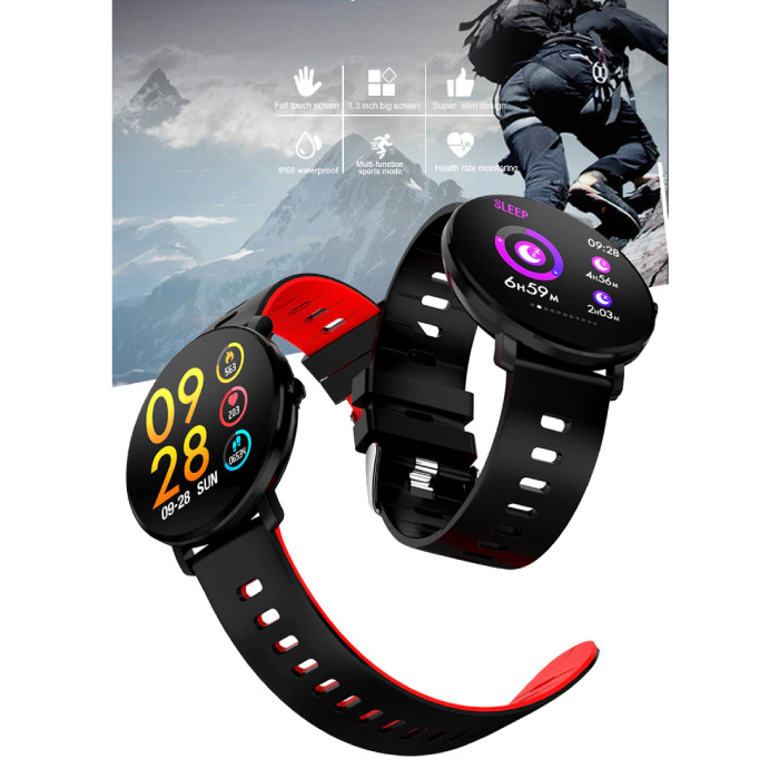 Sport Smartwatch IP68 - Cinturino in silicone per tracker di attività  sportive fitness