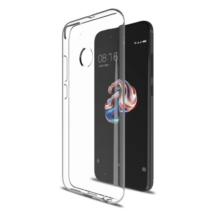 Luxddy Xiaomi Mi A1 Transparent Case - Clear Case Cover Silicone TPU